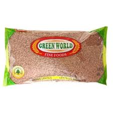 GREENWORLD BROWN LENTILS 907GM